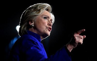 US Democratic presidential nominee Hillary Clinton speaks during a campaign rally in Tempe, Arizona, on November 2, 2016. (AFP/Jewel Samad)
