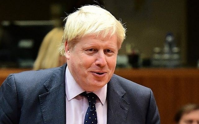British Foreign Secretary Boris Johnson attends an EU foreign affairs council at the European Council, in Brussels, November 14, 2016. (AFP/EMMANUEL DUNAND)