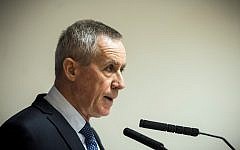 French public prosecutor Francois Molins addresses a press conference at the Paris courthouse on November 25, 2016, following the arrest of a group of suspected extremists preparing an attack in the area of the capital. (AFP/Lionel Bonaventure)
