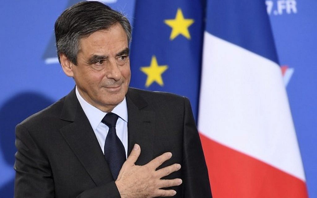 French member of Parliament and candidate for the right-wing primaries ahead of France's 2017 presidential elections, Francois Fillon gestures as he delivers a speech following the first results of the primary's second round on November 27, 2016, at his campaign headquarters in Paris.
(ERIC FEFERBERG/AFP) French member of Parliament and candidate for the right-wing primaries ahead of France's 2017 presidential elections, Francois Fillon gestures as he delivers a speech following the first results of the primary's second round on November 27, 2016, at his campaign headquarters in Paris.
(ERIC FEFERBERG/AFP)