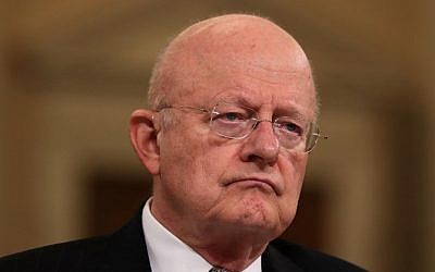 Director of National Intelligence James Clapper testifies during a hearing before the House (Select) Intelligence Committee November 17, 2016 on Capitol Hill in Washington, DC. (Alex Wong/Getty Images/AFP)