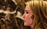 Ivanka Trump walks through the lobby of Trump Tower on November 21, 2016 in New York City. President-elect Trump and his transition team are in the process of filling cabinet and other high level positions for the new administration. (Spencer Platt/Getty Images/AFP)