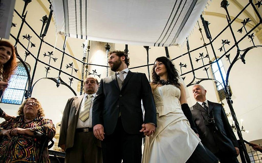 Michael Rubenfeld weds Magda Koralewska in Krakow, Poland on April 1, 2015. (Katka Reszke) Michael Rubenfeld weds Magda Koralewska in Krakow, Poland on April 1, 2015. (Katka Reszke)