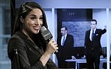 In this Thursday, March 17, 2016 file photo, actress Meghan Markle participates in AOL's BUILD Speaker Series to discuss her role on the television show, "Suits", in New York. (Photo by Evan Agostini/Invision/AP, File)