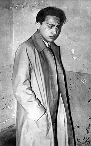 Herschel Grynszpan just after his arrest on November 7, 1938 (Bundesarchiv, Wikipedia)