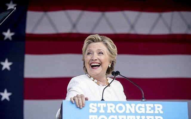 Democratic presidential candidate Hillary Clinton pauses while speaking at a rally at Pasco-Hernando State College in Dade City, Florida, Tuesday, Nov. 1, 2016. (AP Photo/Andrew Harnik) Democratic presidential candidate Hillary Clinton pauses while speaking at a rally at Pasco-Hernando State College in Dade City, Florida, Tuesday, Nov. 1, 2016. (AP Photo/Andrew Harnik)
