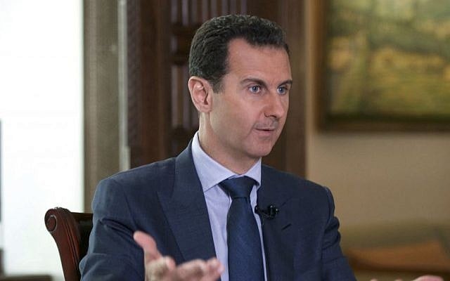 Syrian President Bashar Assad speaks at the presidential palace in Damascus, Syria, Sept. 21, 2016 (Syrian Presidency via AP) Syrian President Bashar Assad speaks at the presidential palace in Damascus, Syria, Sept. 21, 2016 (Syrian Presidency via AP)