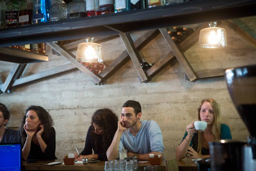 Hanging out in cafes is an elemental part of Israeli and Jerusalem culture, and one that can't really happen on Shabbat (Miriam Alster/Flash 90) Hanging out in cafes is an elemental part of Israeli and Jerusalem culture, and one that can't really happen on Shabbat (Miriam Alster/Flash 90)