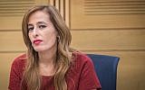 Knesset Member Nava Boker, June 14, 2016. (Hadas Parush/Flash90)