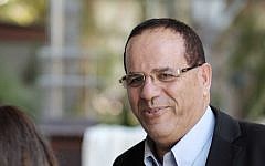 Likud parliament member Ayoob Kara arrives to a meeting of the Likud secretariat in Maccabiah Village, near Tel Aviv on August 16, 2016. (Tomer Neuberg/Flash90)