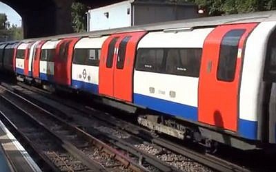 London ‘s Finchley Central station and a nearby street were temporarily closed when a suspicious truck was reported close to a building in north London, housing the Jewish Agency, November 24, 2016. (YouTube screenshot)