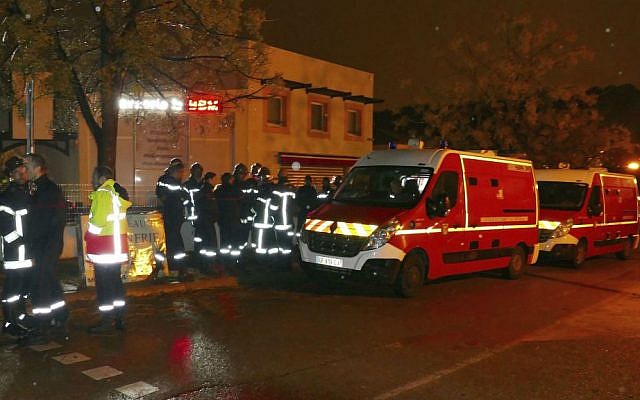 Firefighters and ambulances are seen in the village of Montferrier-sur-Lez, southern France, Friday, Nov. 25, 2016. (AP Photo) Firefighters and ambulances are seen in the village of Montferrier-sur-Lez, southern France, Friday, Nov. 25, 2016. (AP Photo)