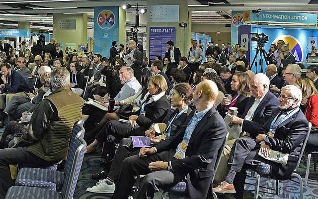 Attendees at the JFNA General Assembly in Washington, D.C., Nov. 14, 2016. (Ron Sachs)