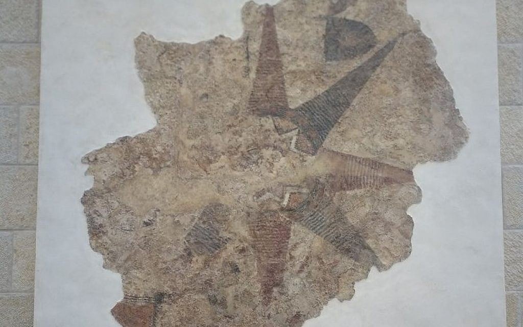 The Ghassulian Star on exhibit at the Israel Antiquities Authority's new headquarters on November 10, 2016. (Ilan Ben Zion/Times of Israel staff) The Ghassulian Star on exhibit at the Israel Antiquities Authority's new headquarters on November 10, 2016. (Ilan Ben Zion/Times of Israel staff)