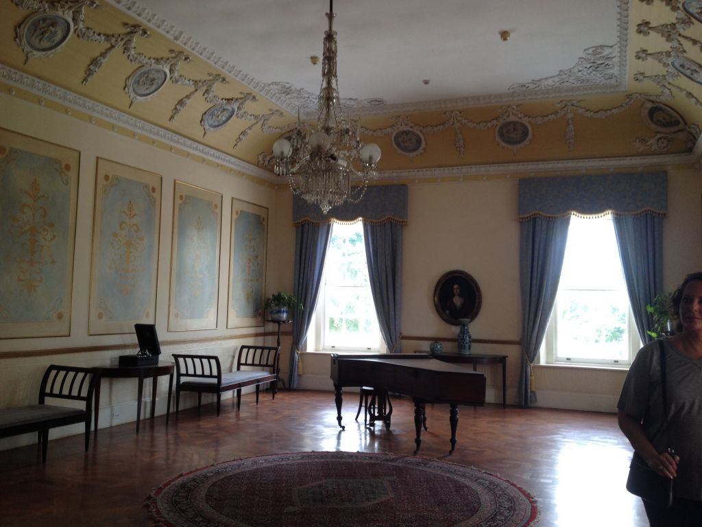 Inside the mansion of Jamaica's first black millionaire, George Steibel, whose father was Jewish. (Julie Masis/Times of Israel) Inside the mansion of Jamaica's first black millionaire, George Steibel, whose father was Jewish. (Julie Masis/Times of Israel)