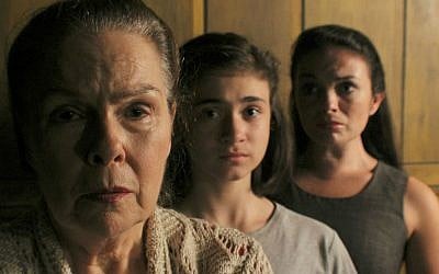 The three iterations of main character Esther in 'From Silence.' From left to right: Karen Lynn Gorney (grandmother Esther), Shannon Harrington (young Esther), Krystal Rowley (adult Esther). (Remy S./courtesy of production)