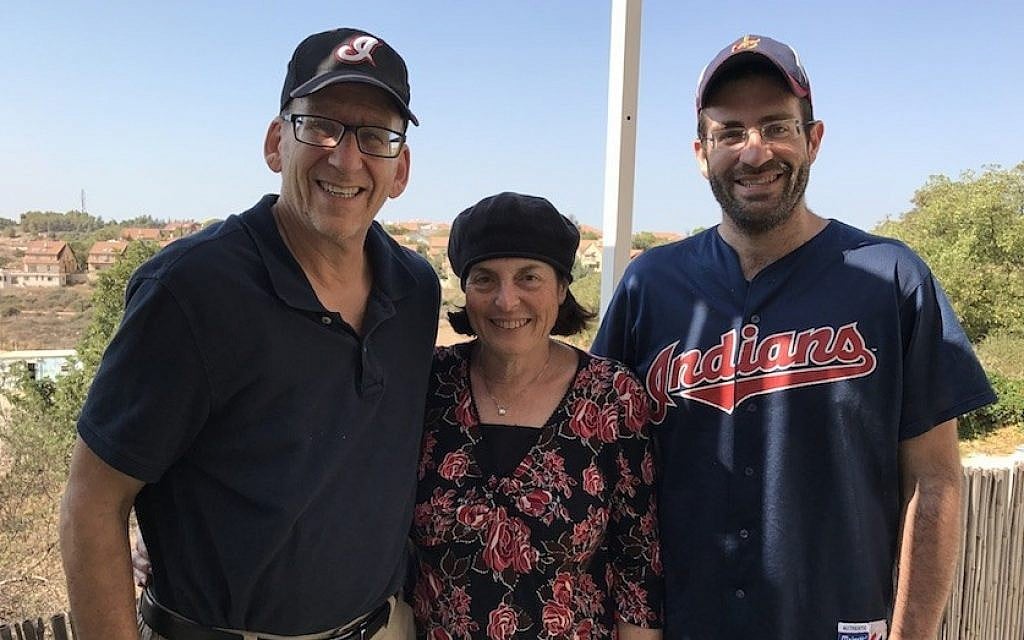 From left, Doug Mandel, Iris Mandel and Mitch Mandel at their house in the West Bank settlement of Karnei Shomron, Oct. 28, 2016. (JTA/Andrew Tobin) From left, Doug Mandel, Iris Mandel and Mitch Mandel at their house in the West Bank settlement of Karnei Shomron, Oct. 28, 2016. (JTA/Andrew Tobin)