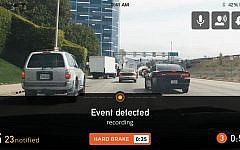 Nexar's network detects road event (Courtesy)