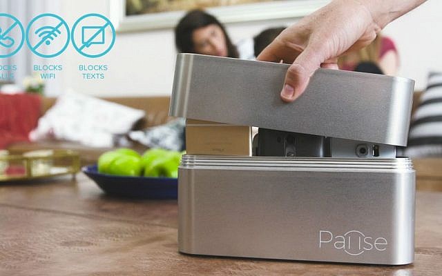 The Pause box, designed to entice you to put your phone away for a little while (Courtesy)