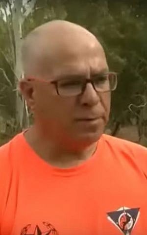 Brig. Gen. (res.) Tzvika Fogel, head of the police's Golan Heights search until, leads a team searching for IDF soldier Guy Hever, missing since 1997. (Screen capture: Channel 1) Brig. Gen. (res.) Tzvika Fogel, head of the police's Golan Heights search until, leads a team searching for IDF soldier Guy Hever, missing since 1997. (Screen capture: Channel 1)