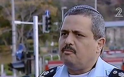 Police Commissioner Roni Alscheich discusses the fires burning across the country on November 24, 2016 (screen capture: Channel 2) Police Commissioner Roni Alscheich discusses the fires burning across the country on November 24, 2016 (screen capture: Channel 2)
