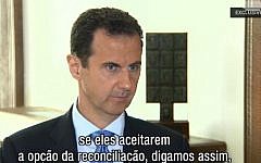 Syrian President Bashar Assad speaks to Portugal's RTP television November 15, 2016. (RTP/Screenshot)