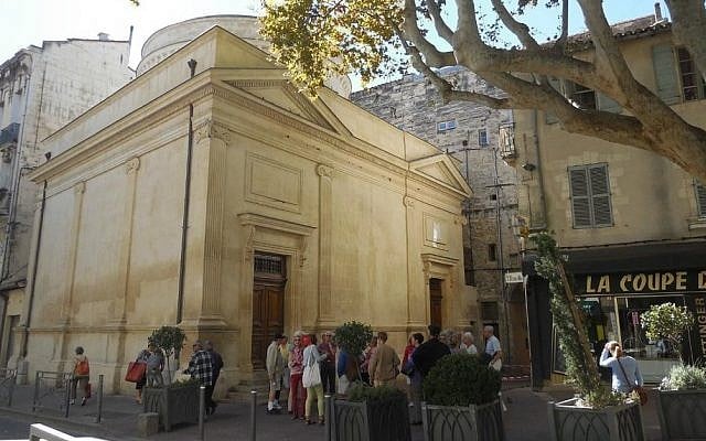 The synagogue at Avignon, France. (Public domain/Courtesy Tripadvisor) The synagogue at Avignon, France. (Public domain/Courtesy Tripadvisor)