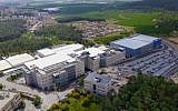 Overhead shot of Flex's Migdal Ha'emek Innovation Center (Courtesy)
