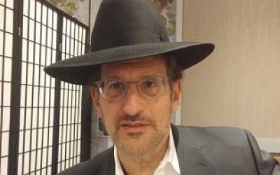 Heshy Friedman, a pro-Trump activist in the Brooklyn neighborhood of Borough Park, says Trump will be the most pro-Israel president ever. (Ben Sales)