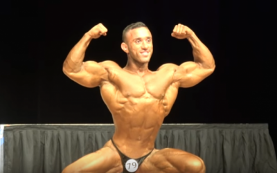 Kobi Ifrach during his winning Mr Universe performance on October 30, 2016. (Screenshot: YouTube)