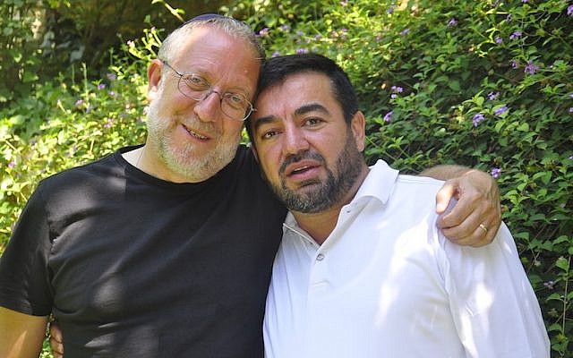 Yossi Klein Halevi, left, and Abdullah Antepli are co-directors of the Muslim Leadership Initiative. (Netanel Tobias/Shalom Hartman Institute) Yossi Klein Halevi, left, and Abdullah Antepli are co-directors of the Muslim Leadership Initiative. (Netanel Tobias/Shalom Hartman Institute)