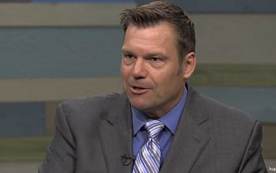 Kansas Secretary of State Kris Kobach. (Screenshot)