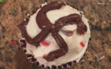 Nazi cupcake decoration at birthday party of Jewish teenaged girl in Arizona. (Twitter)