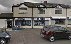 The iconic 'Titanics' kosher deli in Manchester, England, has closed for good. (Screenshot from Google Maps Street View)