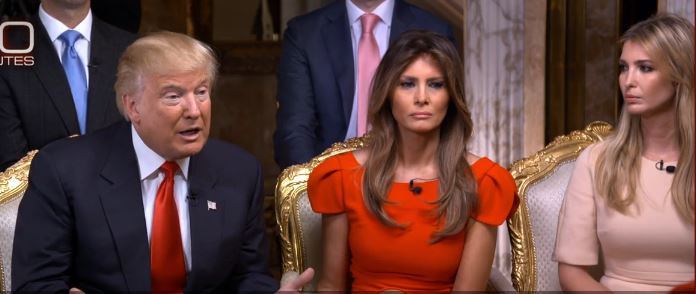President-elect Donald Trump and his family being interviewed by Barbara Walters on CBS on November 14, 2016. President-elect Donald Trump and his family being interviewed by Barbara Walters on CBS on November 14, 2016.
