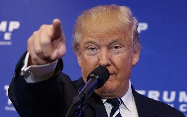 Republican presidential candidate Donald Trump gestures while speaking healthcare, Tuesday, November 1, 2016, in King of Prussia, Pa. (AP Photo/ Evan Vucci) Republican presidential candidate Donald Trump gestures while discussing healthcare, Tuesday, November 1, 2016, in King of Prussia, Pa. (AP Photo/ Evan Vucci)