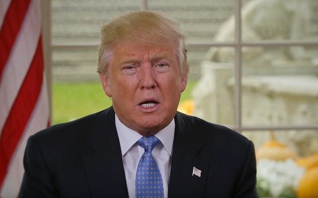 President-elect Donald Trump in a video posted online, November 21, 2016 (YouTube screenshot)