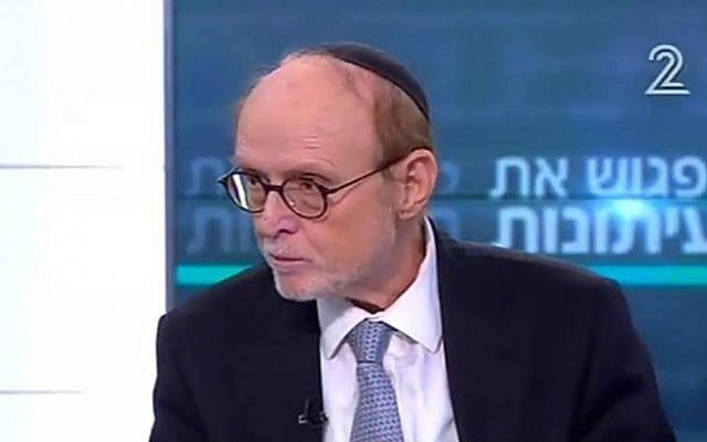 Attorney Yaakov Weinroth on Channel 2's "Meet the Press," November 26, 2016. (screen capture) Attorney Yaakov Weinroth on Channel 2's "Meet the Press," November 26, 2016. (screen capture)