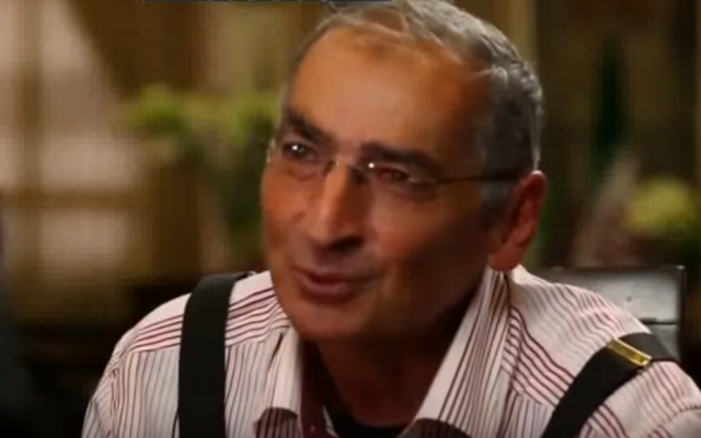 Professor Sadegh Zibakalam in an interview with Hossein Dehbashi, November 13, 2016. (Screen capture: YouTube) Professor Sadegh Zibakalam in an interview with Hossein Dehbashi, November 13, 2016. (Screen capture: YouTube)