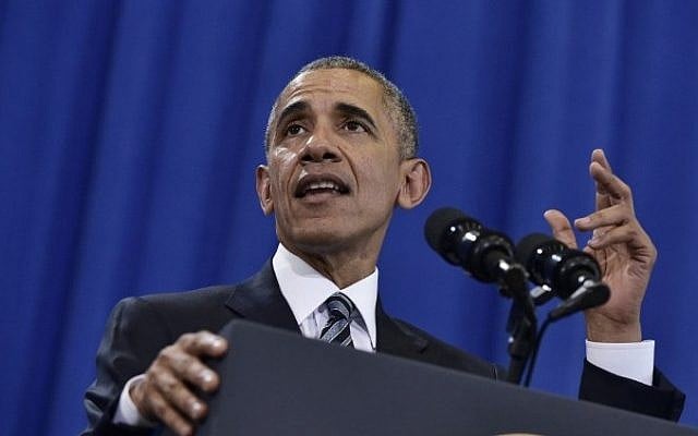 US President Barack Obama speaks on counterterrorism at MacDill Air Force Base in Tampa, Florida on December 6, 2016. (AFP PHOTO / MANDEL NGAN) US President Barack Obama speaks on counterterrorism at MacDill Air Force Base in Tampa, Florida on December 6, 2016. (AFP PHOTO / MANDEL NGAN)