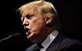 US President-elect Donald Trump speaking during the USA Thank You Tour in Grand Rapids, Michigan, December 9, 2016. (AFP/Don Emmert)