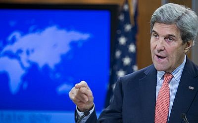 US Secretary of State John Kerry delivers remarks on the fighting in Syria on December 15, 2016 at the State Department in Washington, DC. (AFP Photo/Paul J. Richards) US Secretary of State John Kerry delivers remarks on the fighting in Syria on December 15, 2016 at the State Department in Washington, DC. (AFP Photo/Paul J. Richards)