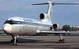 This file photo taken on January 2, 2001 shows a Tupolev-154 (TU-154) aircraft.  A Russian military Tu-154 plane crashed on December 25, 2016 in the Black Sea as it made its way to Syria with 91 people on board ( AFP PHOTO / Alexander NEMENOV)