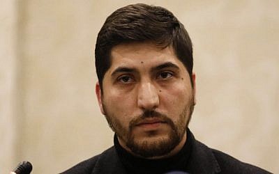 Spokesman for Syrian armed opposition groups Osama Abu Zeid looks on as he addresses a press conference on the ceasefire between Syrian opposition groups and the Syrian government in Ankara on December 29, 2016. AFP / ADEM ALTAN)