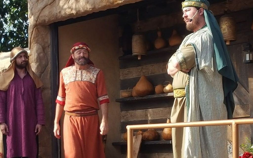 Holy Land Experience in Orlando, Florida, a Bible-themed Christian tourist attraction on December 8, 2016. Performers reenact scenes from the Old and New Testaments. (Matt Lebovic/The Times of Israel)