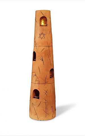 Menorah by Mimmo Paladino. (Courtesy of La Triennale di Milano)