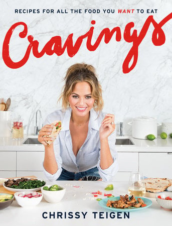 The cover of 'Cravings,' Adeena Sussman's bestseller cookbook she cowrote with celebrity Chrissy Teigen (Courtesy 'Cravings')