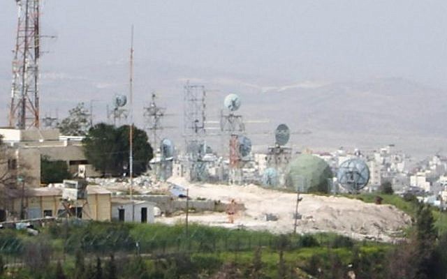 The IDF's Ofrit base near the Hebrew University's Mount Scopus campus in Jerusalem. (John832/Wikimapia) The IDF's Ofrit base near the Hebrew University's Mount Scopus campus in Jerusalem. (John832/Wikimapia)