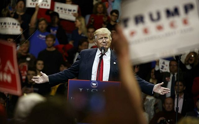 President-elect Donald Trump gestures as he speaks during a "USA Thank You" tour event, Thursday, Dec. 1, 2016, in Cincinnati, Ohio. (AP Photo/Evan Vucci) President-elect Donald Trump gestures as he speaks during a "USA Thank You" tour event, Thursday, Dec. 1, 2016, in Cincinnati, Ohio. (AP Photo/Evan Vucci)