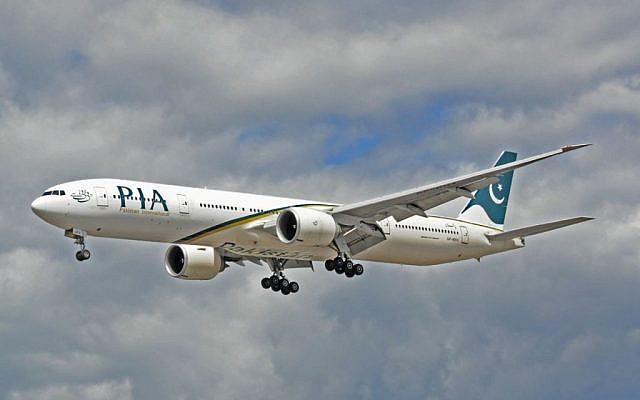 Illustrative photo of Pakistan International Airlines plane (CC BY-SA Eluveitie, Wikipedia)
